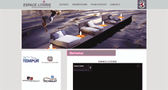 Desktop Screenshot of espace-literie.com